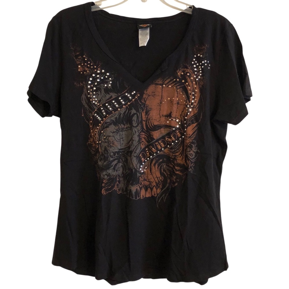 Harley-Davidson Black Relaxed Graphic Tee